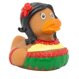 Hawaii Duck, female Rubber Duck - Design by Lilalu