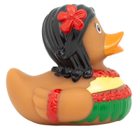 Hawaii Duck, female Rubber Duck - Design by Lilalu