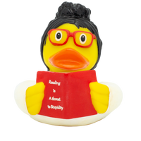 Reader Duck Rubber Duck - Design by Lilalu