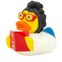 Reader Duck Rubber Duck - Design by Lilalu
