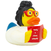 Reader Duck Rubber Duck - Design by Lilalu