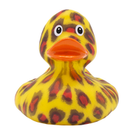 "like a wild cat " Duck Rubber Duck - Design by Lilalu
