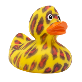 "like a wild cat " Duck Rubber Duck - Design by Lilalu