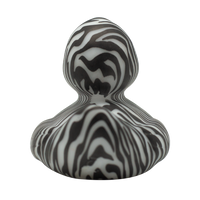 "like a zebra" Duck Rubber Duck - Design by Lilalu