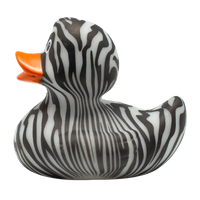 "like a zebra" Duck Rubber Duck - Design by Lilalu