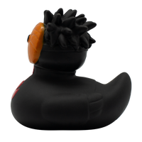 Black Worrier Duck Rubber Duck - Design by Lilalu