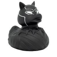Black Puma Duck Rubber Duck - Design by Lilalu
