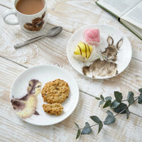 Coupe Plates - Set of  2 (Bunny & Duckling)