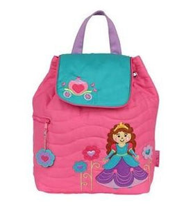 Princess Styled Children's Quilted Personalised Backpack by Stephen Joseph