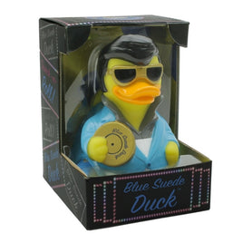 Blue Suede RUBBER DUCK Costume Quacker Bath Toy by CelebriDucks