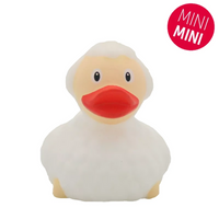 Mini White Sheep Rubber Duck By Lilalu