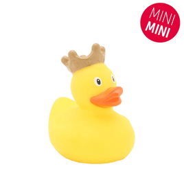 Mini Yellow Rubber Duck with Crown By Lilalu