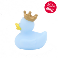 Mini Blue Rubber Duck with Crown By Lilalu