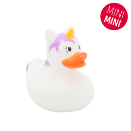 Mini White Unicorn Rubber Duck By Lilalu
