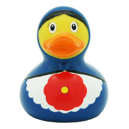 Babushka Rubber Duck, Blue By Lilalu