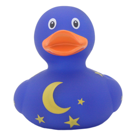 Rubber Duck with moon and stars By Lilalu