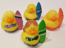 Surfing Rubber Duckies - Pack of 4 Ducks