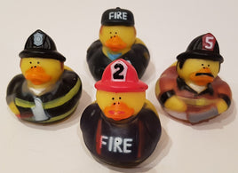 Firefighter Rubber Duckies - Pack of 24 Ducks