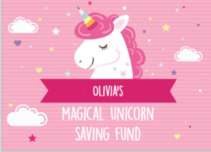 Magical Pink Unicorn - Money Box