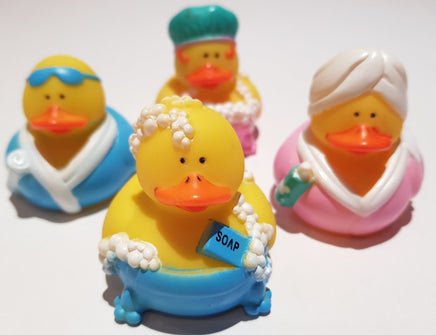 Vinyl Bathtub Rubber Duckies - Pack of 4 Ducks