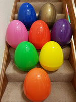 Surprise Egg Orange Standard - Large Personalised 5'' 13cm Kids Birthday Christmas Present Easter Egg