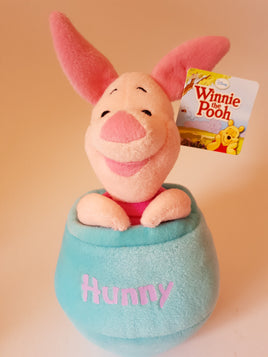 Disney Winnie the Pooh Piglet Hunny Pot Plush Soft Toy 30cm
