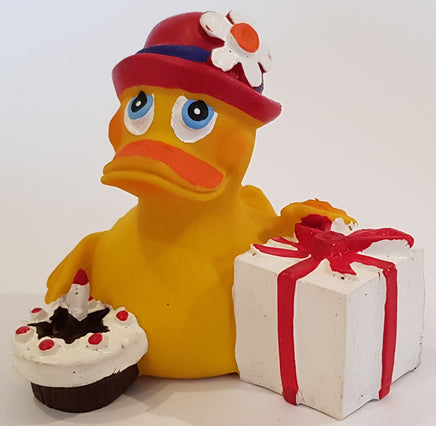 Happy Birthday Latex Rubber Duck From Lanco Ducks