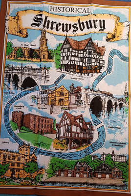 Shrewsbury Tea Towel