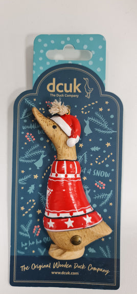 DCUK - Hanging Decorations - Traditional Christmas Duck Jumper