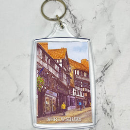 Wyle Cop Shrewsbury Keyring