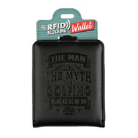 Personalised RFID Wallet - Golfing