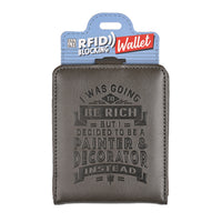 Personalised RFID Wallet - Painter & Decorator