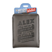 Personalised RFID Wallet - Alex