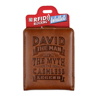 Personalised RFID Wallet - David