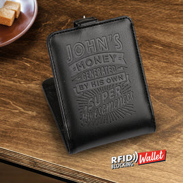 Personalised RFID Wallet - John