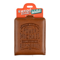 Personalised RFID Wallet - Michael
