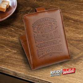 Personalised RFID Wallet - Michael