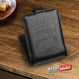 Personalised RFID Wallet - Peter