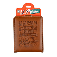 Personalised RFID Wallet - Simon