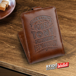Personalised RFID Wallet - Tony