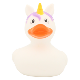 Unicorn Rubber Duck, white By Lilalu