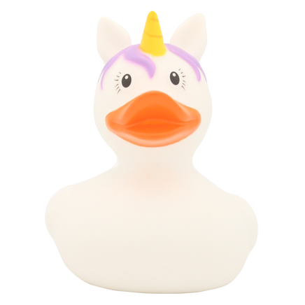Unicorn Rubber Duck, white By Lilalu