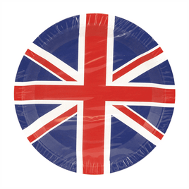 Playwrite 6pk 23cm Union Jack Plates