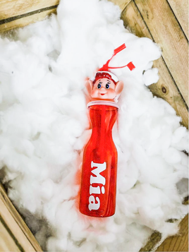 Personalised Christmas Elf Water Bottle