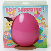 Surprise Egg Pink Standard - Giant Personalised 14'' 36cm Kids Birthday Christmas Present Easter Egg