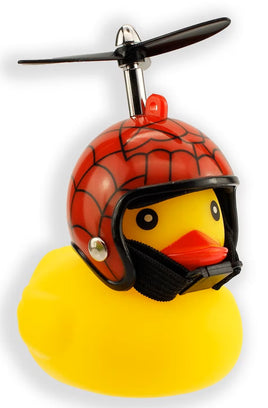 Bicycle Rubber Ducky Bike with Helmet - Spider