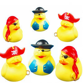 Pirate Rubber Duckies - Pack of 12 Ducks PW