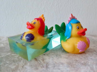 Mermaid duck soap