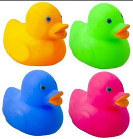 Neon Squishy Duck 9cm x 8cm