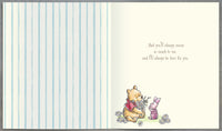 Winnie The Pooh Thinking Of You Greetings Card - 7x6 inches